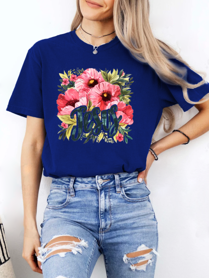 Flower of Jesus Women T-shirt