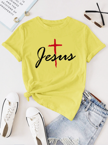 Jesus Cross Women T-Shirt