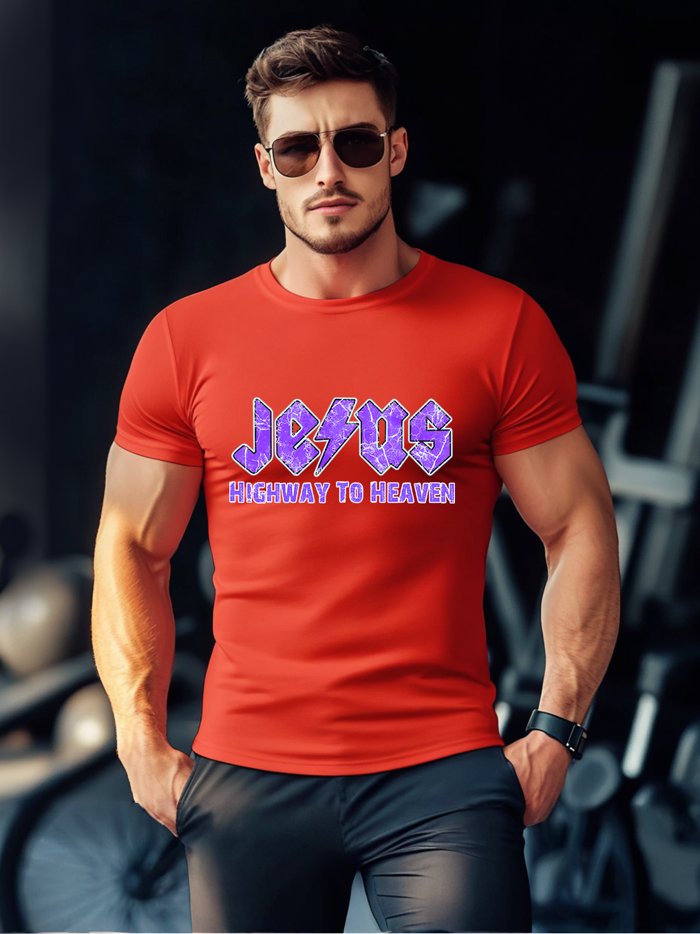 Jesus Highway To Heaven Tee