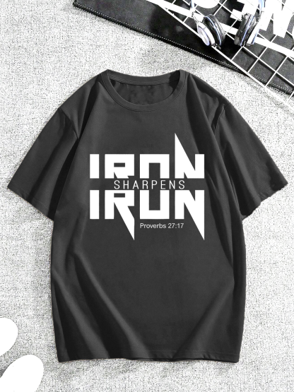 Iron Sharpens Iron Christian Tee