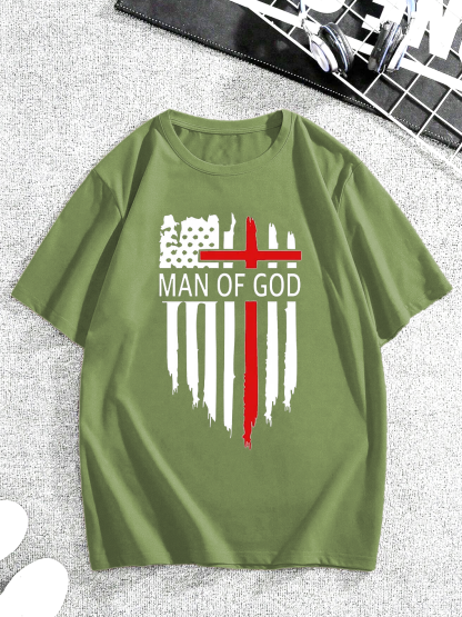 Man Of God Chrsitian Tee