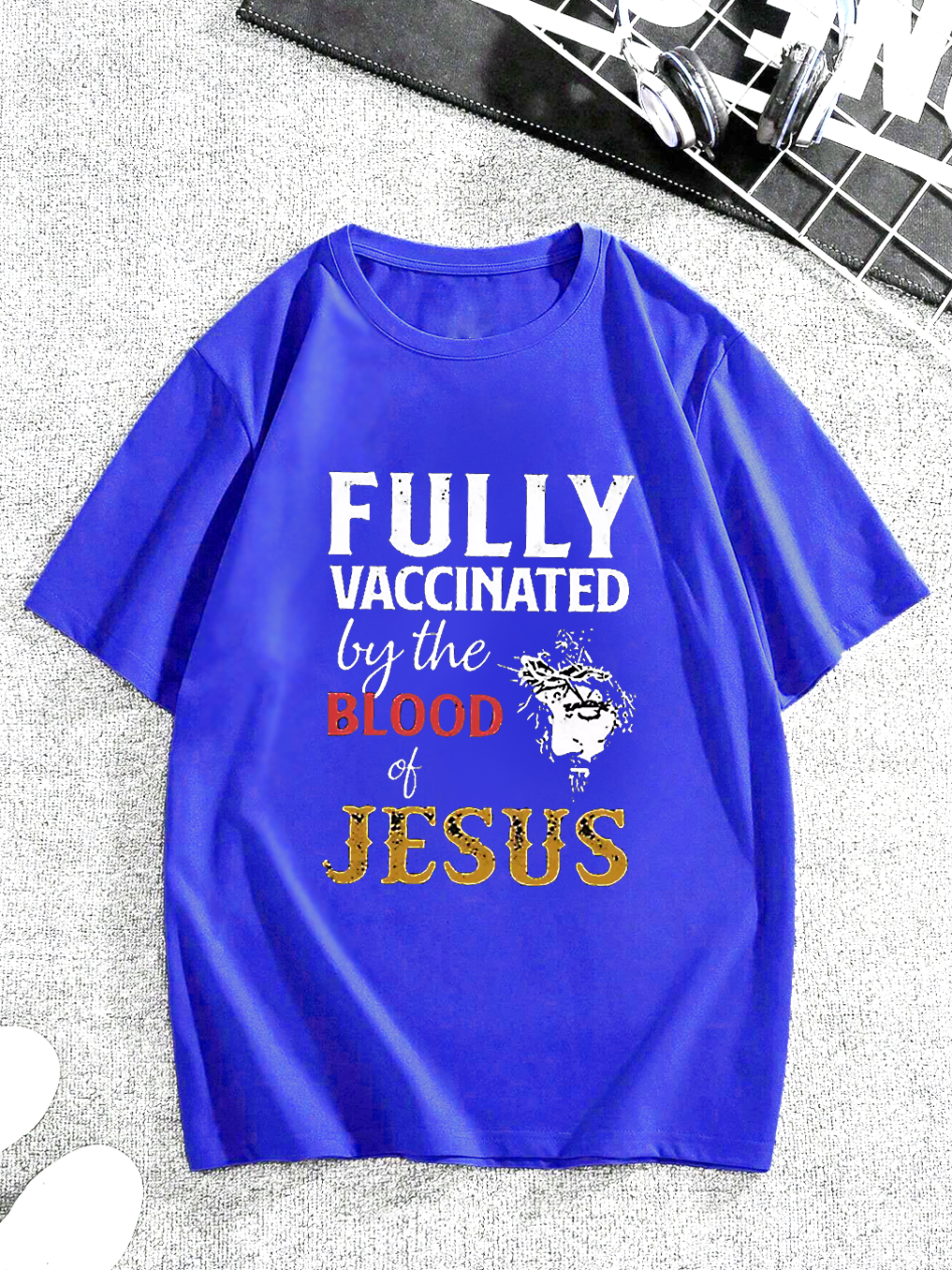 Fully Vaccinated By The Blood Of Jesus Tee