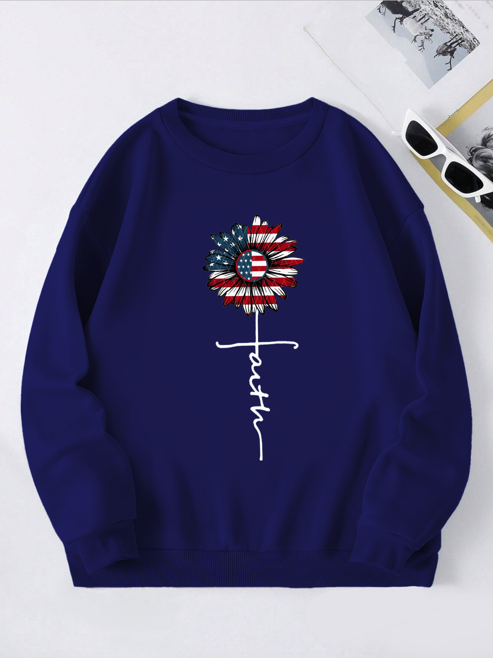 The Flower of Faith Blooms Sweatshirt