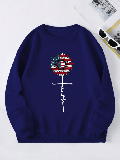 The Flower of Faith Blooms Sweatshirt
