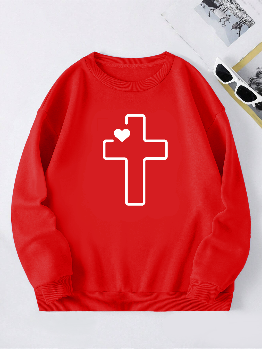 Love Cross Sweatshirt