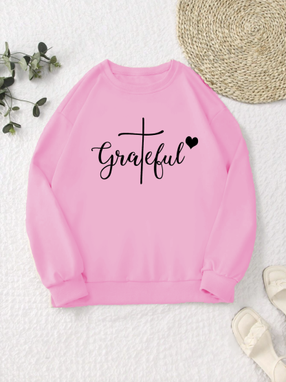 Grateful Stylish Design Sweatshirt