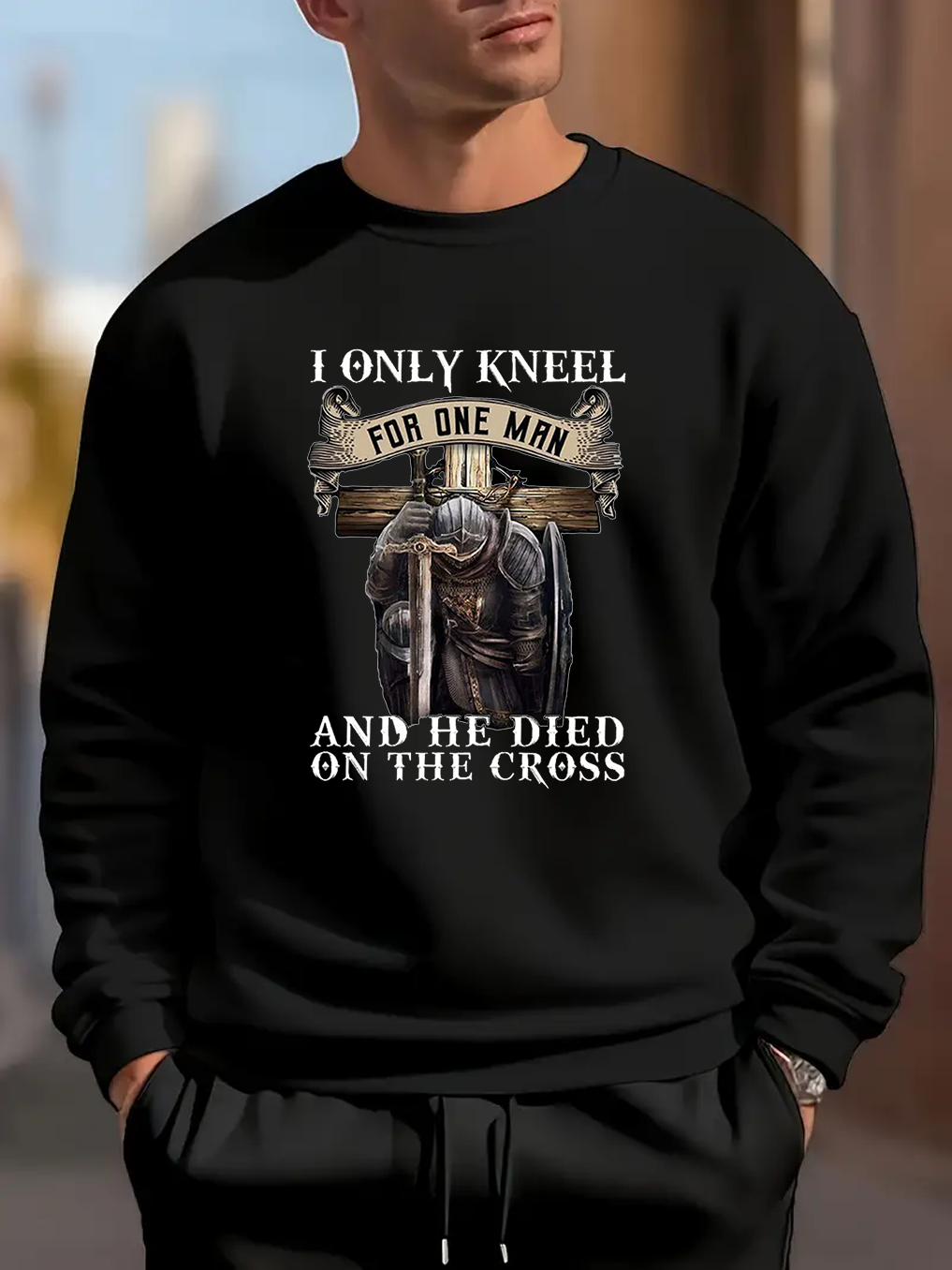 [Copy]The Lord is My Rock Sweatshirt