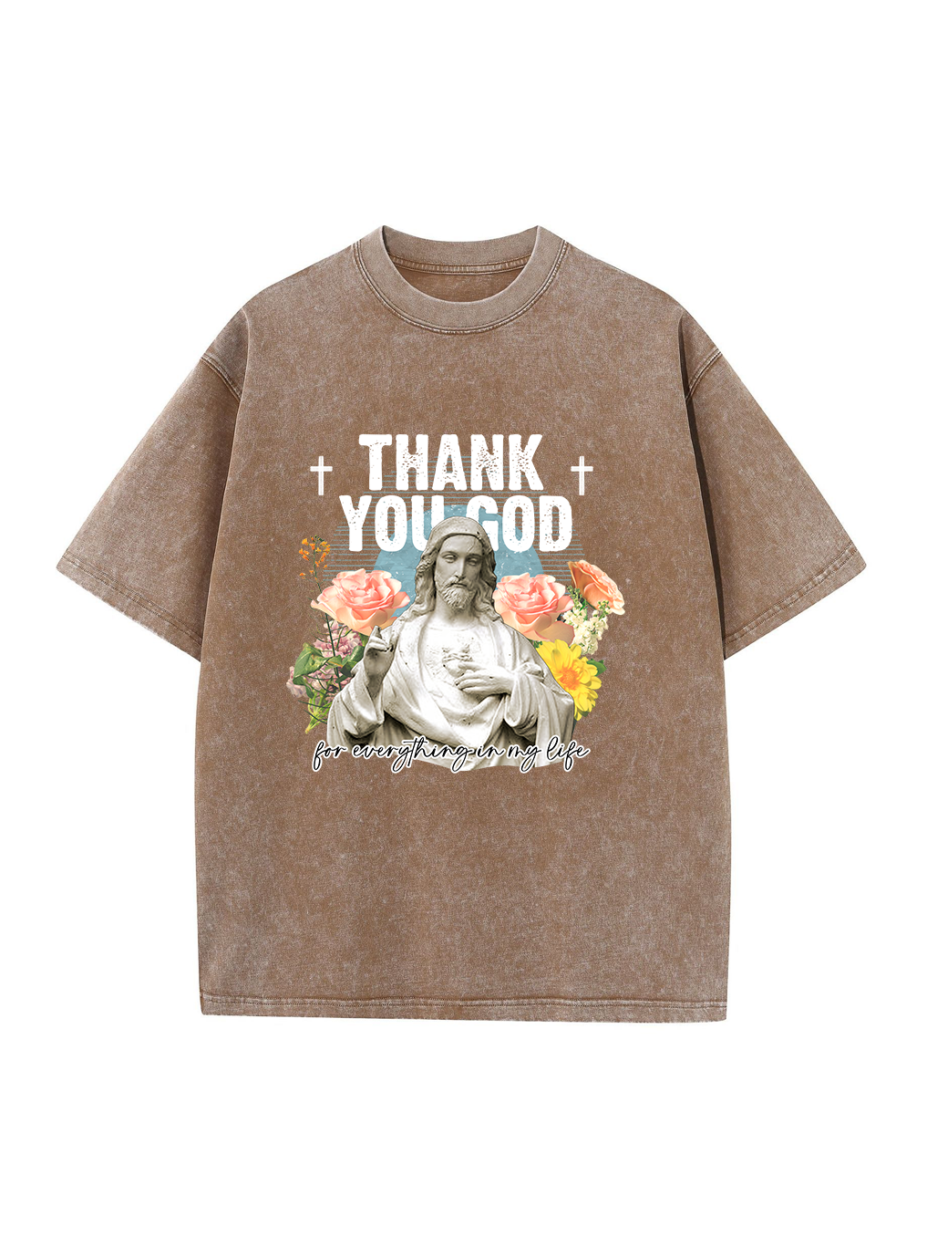 Thank You God Washed T-shirt