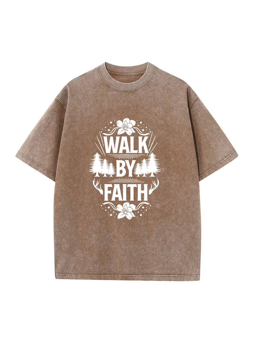 Walk By Faith Washed T-shirt