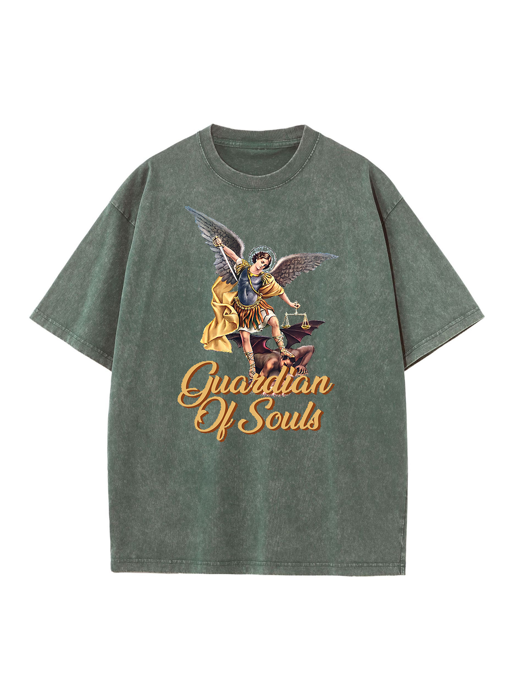 Guardian  Of Souls Washed T-shirt