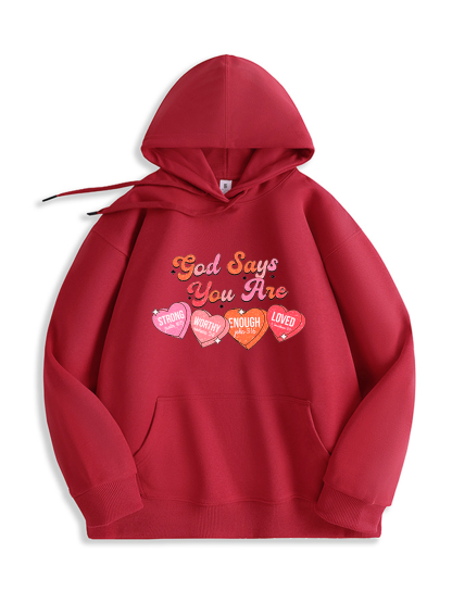 God Says You Are Strong Hoodie