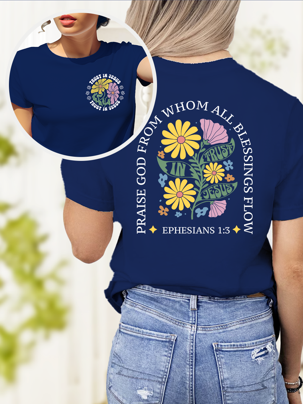 Praise God From Whom All Blessings Flow Women Tee