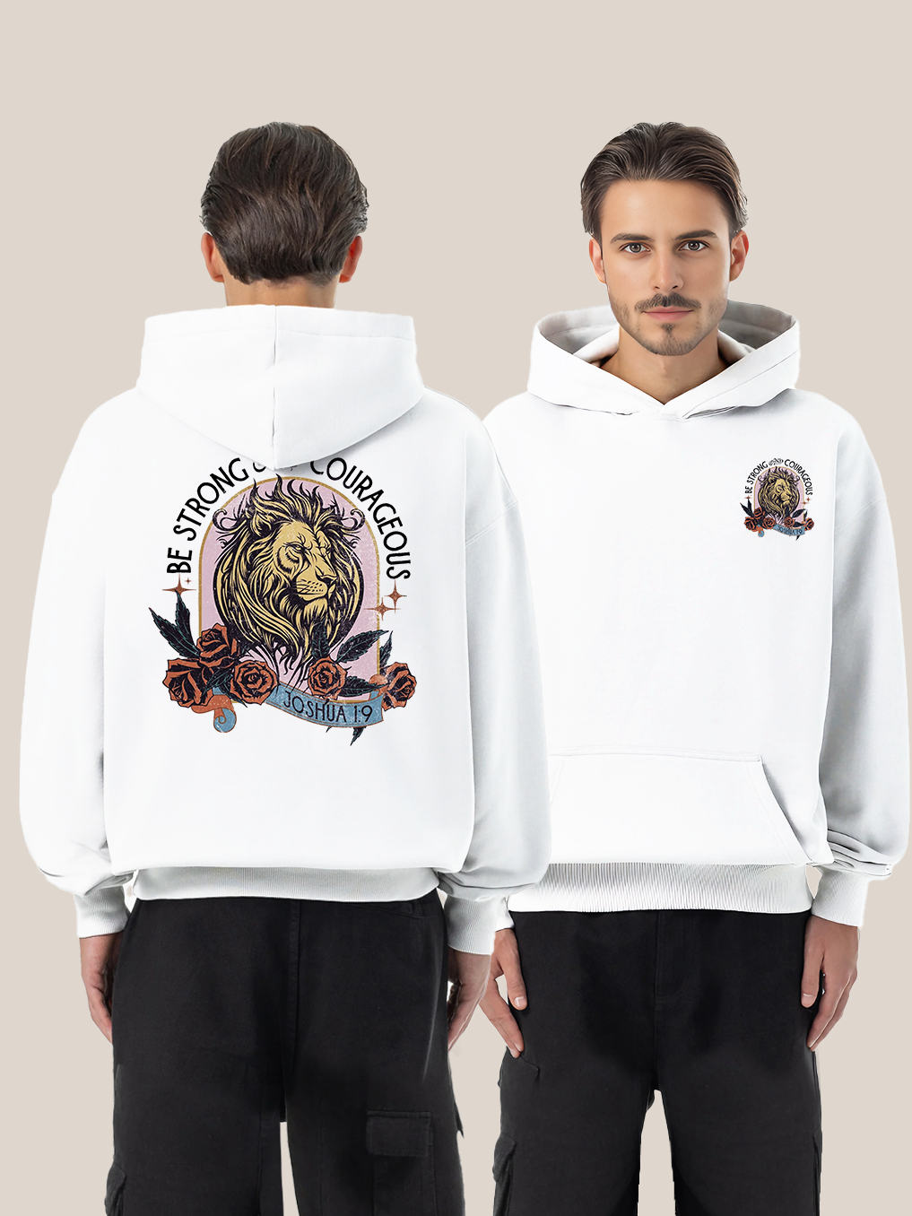 Be Strong And Courageous Hoodie