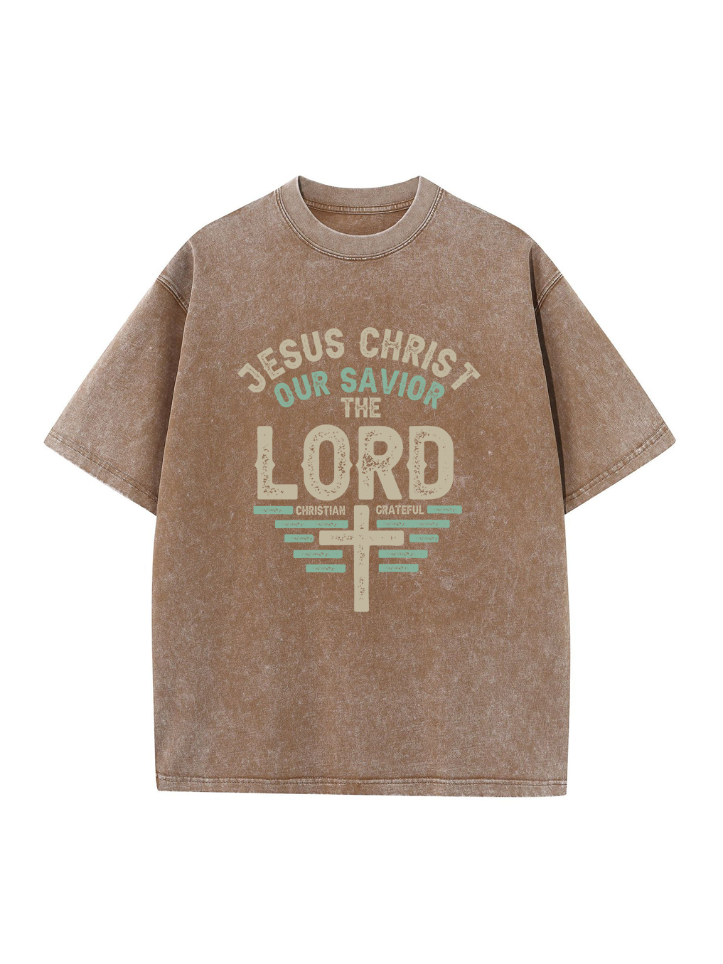 Jesus Christ Our Savior Washed T-shirt