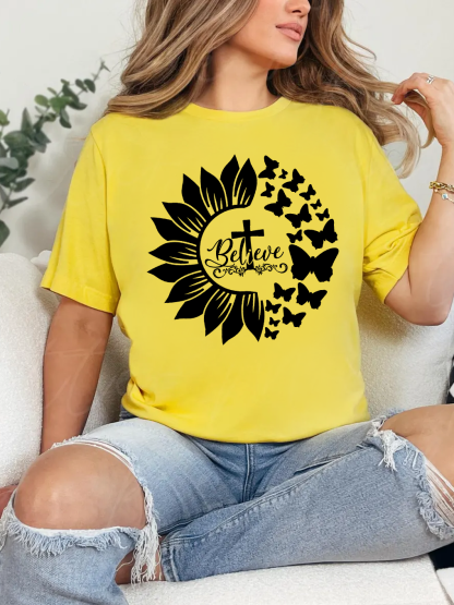 Believe Cross Women Tee
