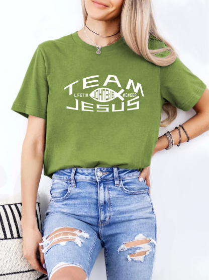 Team Jesus Lifetime Member JOHN 3:16 Women Tee