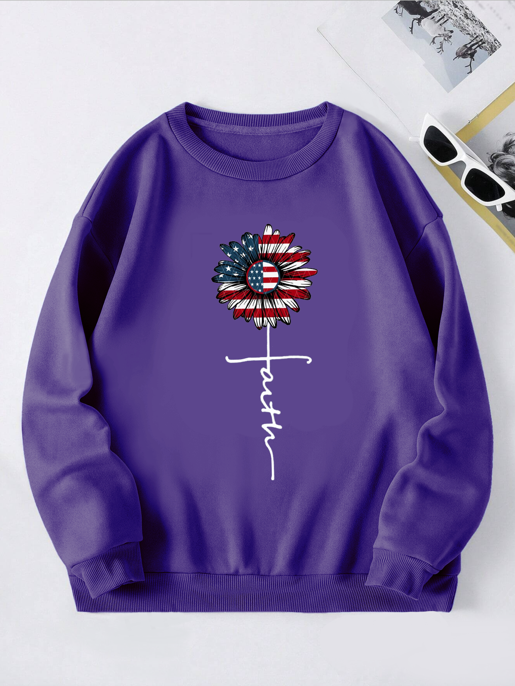 The Flower of Faith Blooms Sweatshirt