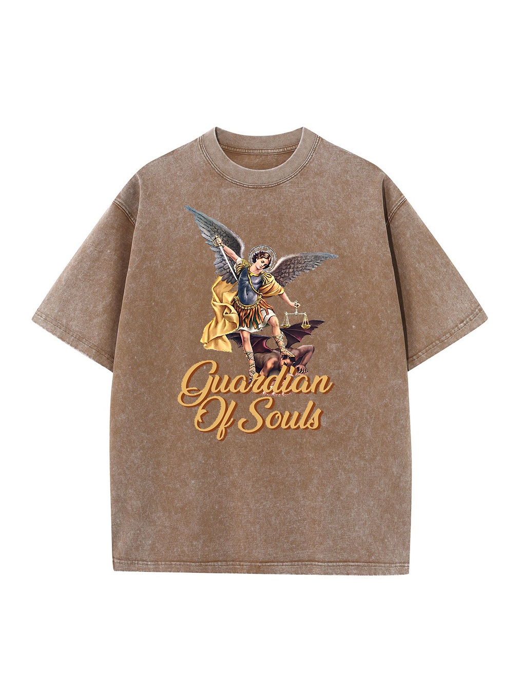 Guardian  Of Souls Washed T-shirt