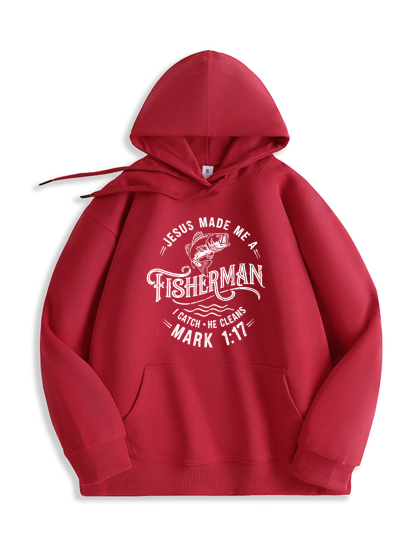 Jesus Made Me a Fisherman Hoodie