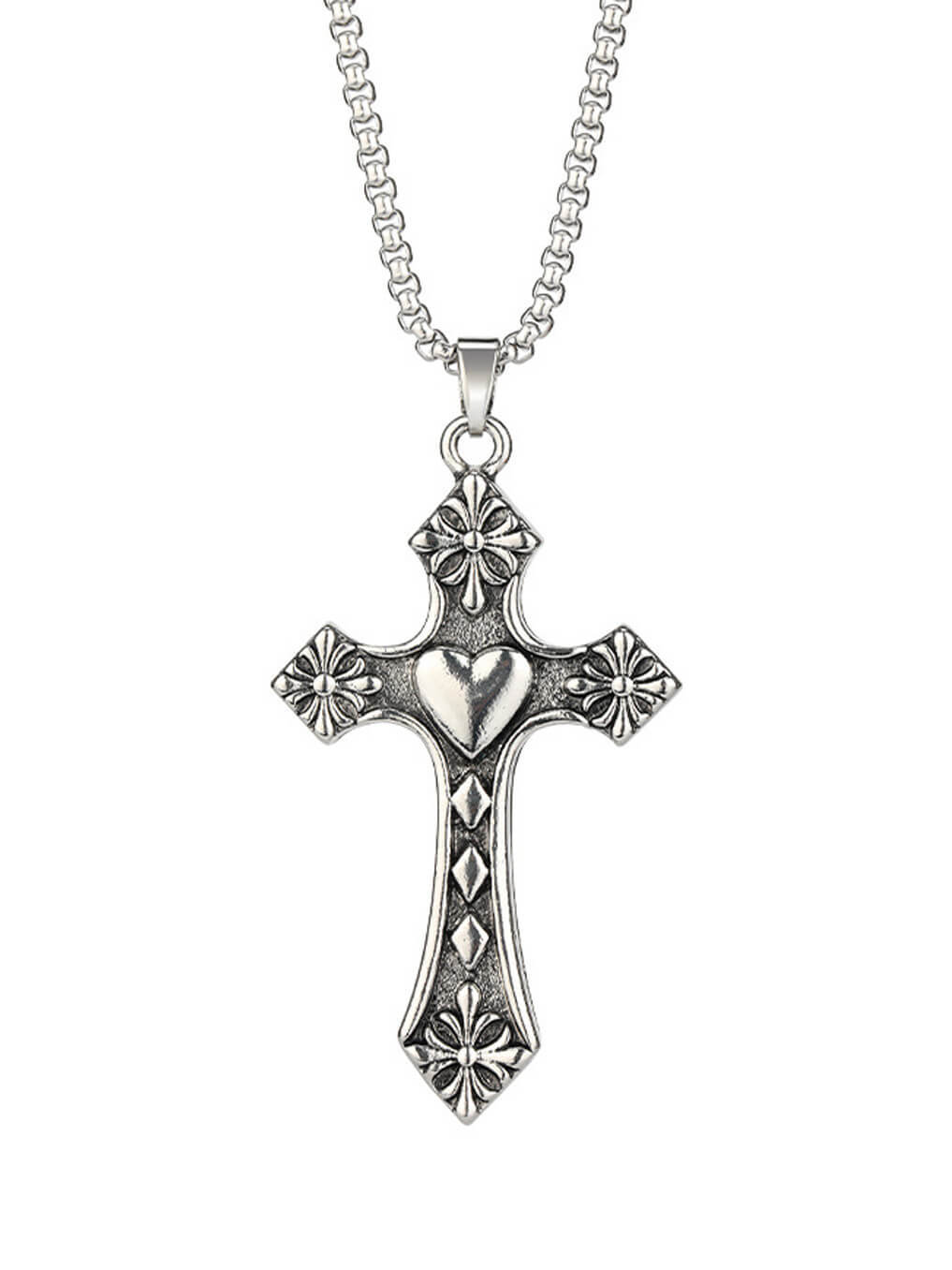 Cross Heart Necklace