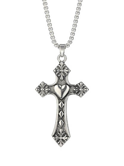 Cross Heart Necklace
