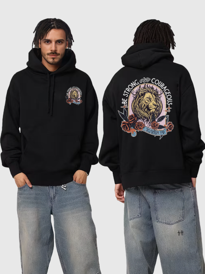 Be Strong And Courageous Hoodie