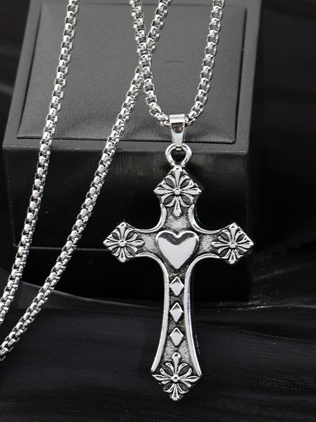 Cross Heart Necklace