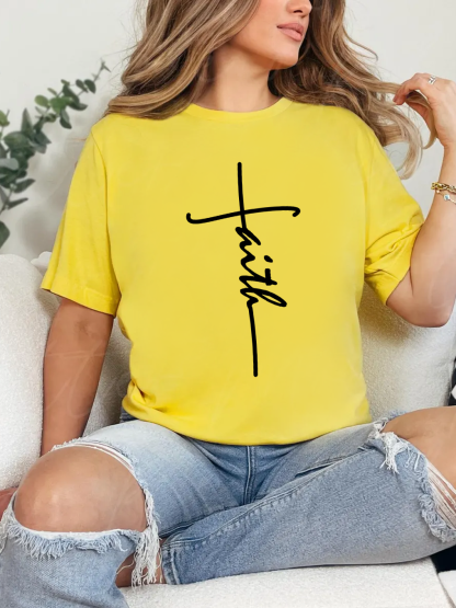 Faith Premium Design Women Tee