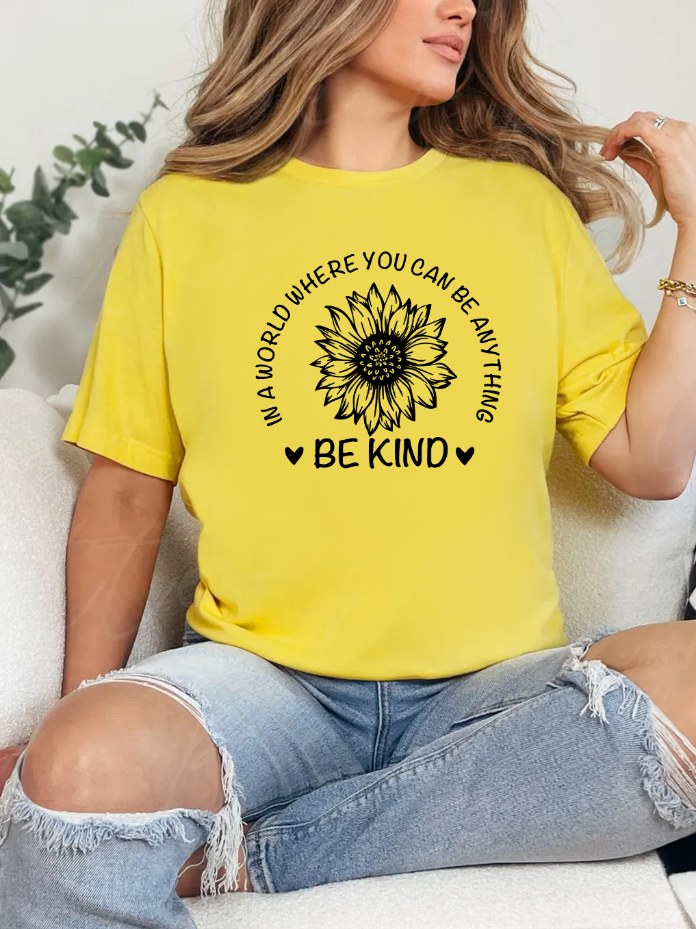 In a World Where You Can Be Anything Women T-shirt