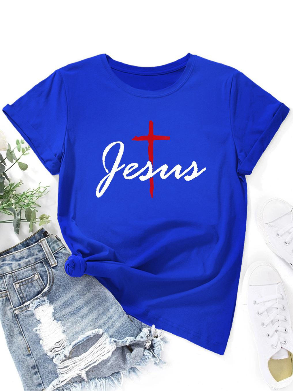 Jesus Cross Women T-Shirt