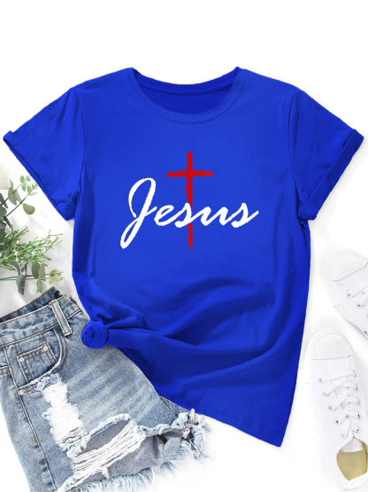 Jesus Cross Women T-Shirt