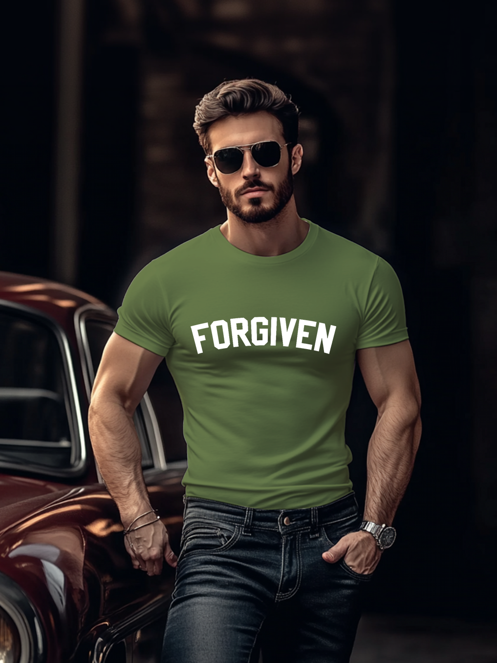 FORGIVEN Trendy Casual Tee
