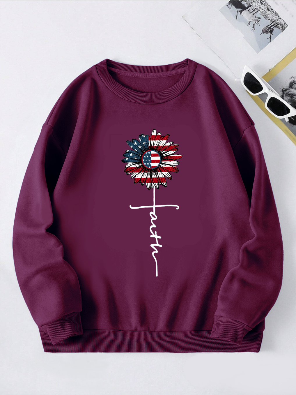 The Flower of Faith Blooms Sweatshirt