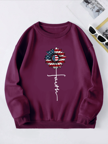 The Flower of Faith Blooms Sweatshirt