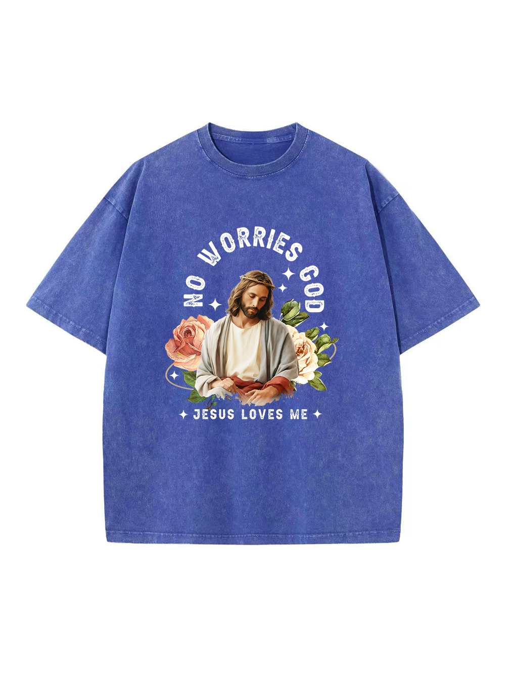 Jesus Loves Me Washed T-shirt