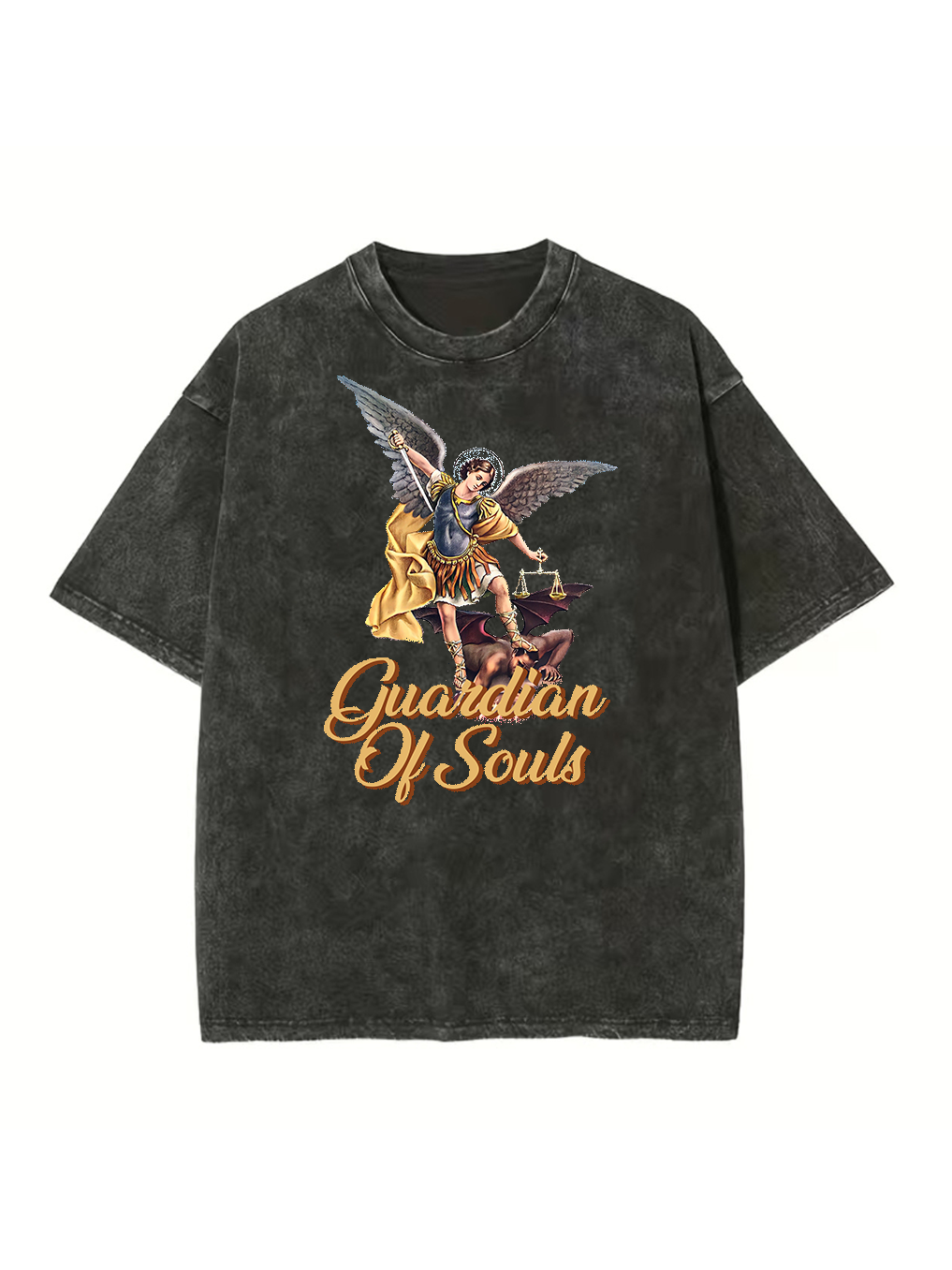 Guardian  Of Souls Washed T-shirt