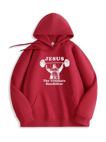 Jesus The Ultimate Deadlifter Hoodie