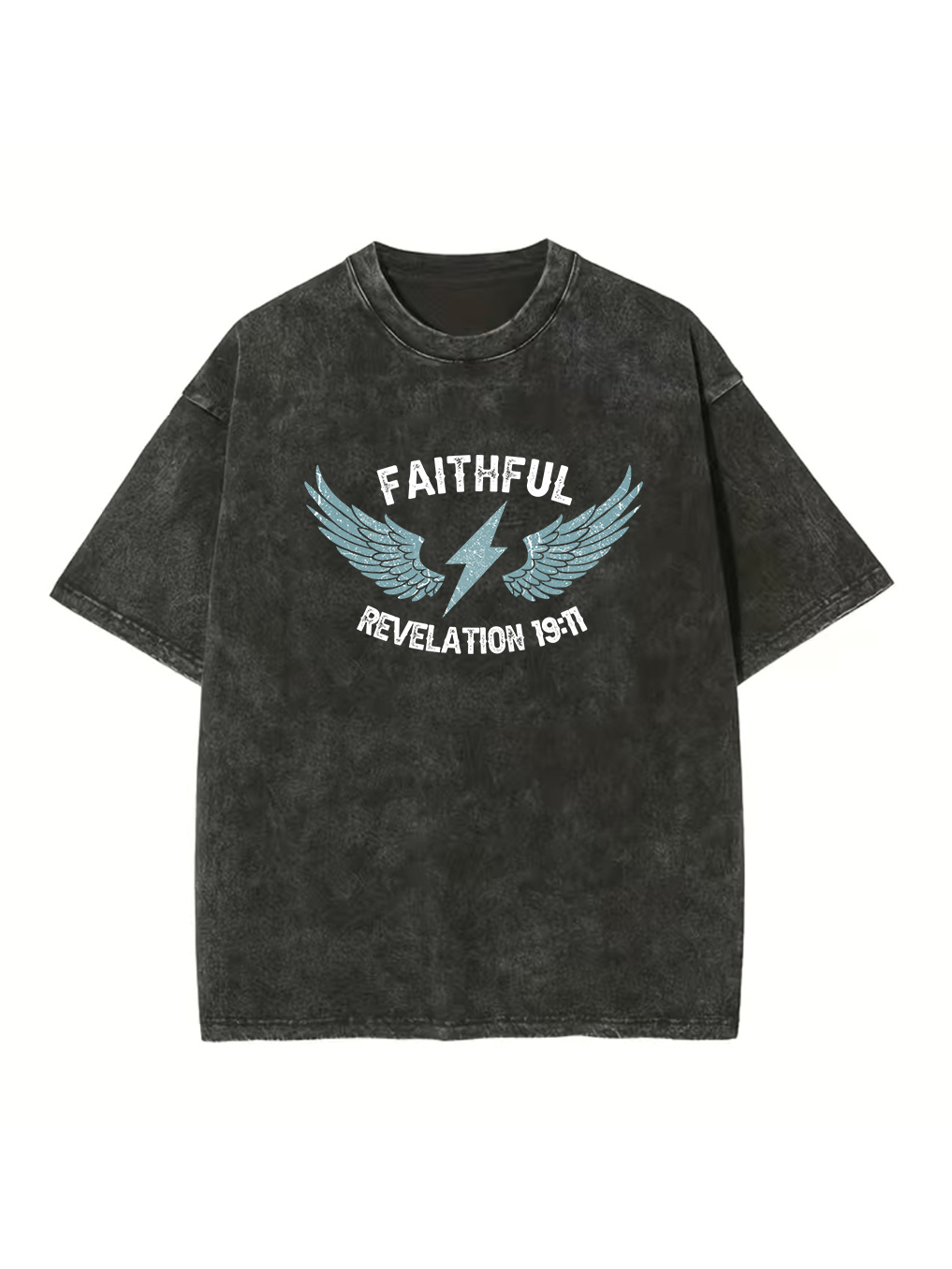 Faithful Revelation 19:11 Washed T-shirt