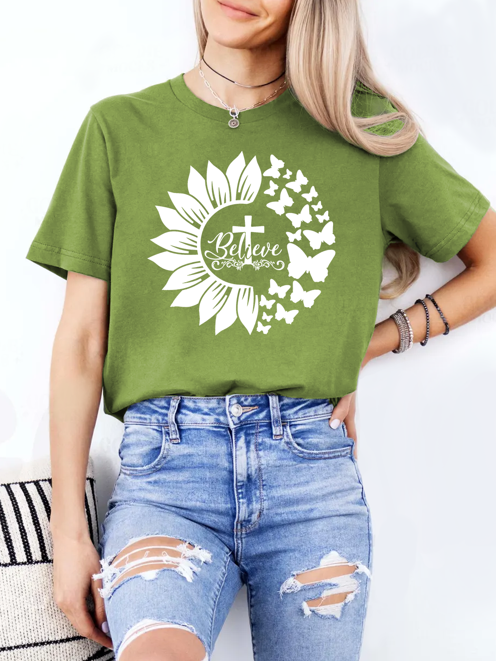 Believe Cross Women Tee