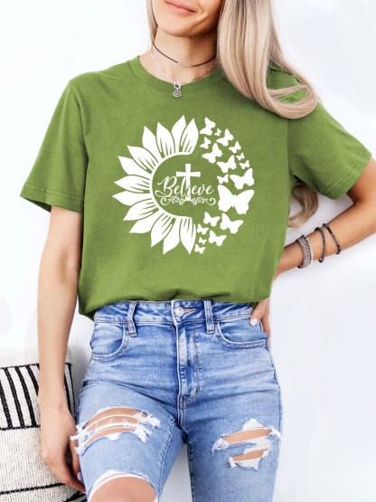 Believe Cross Women Tee
