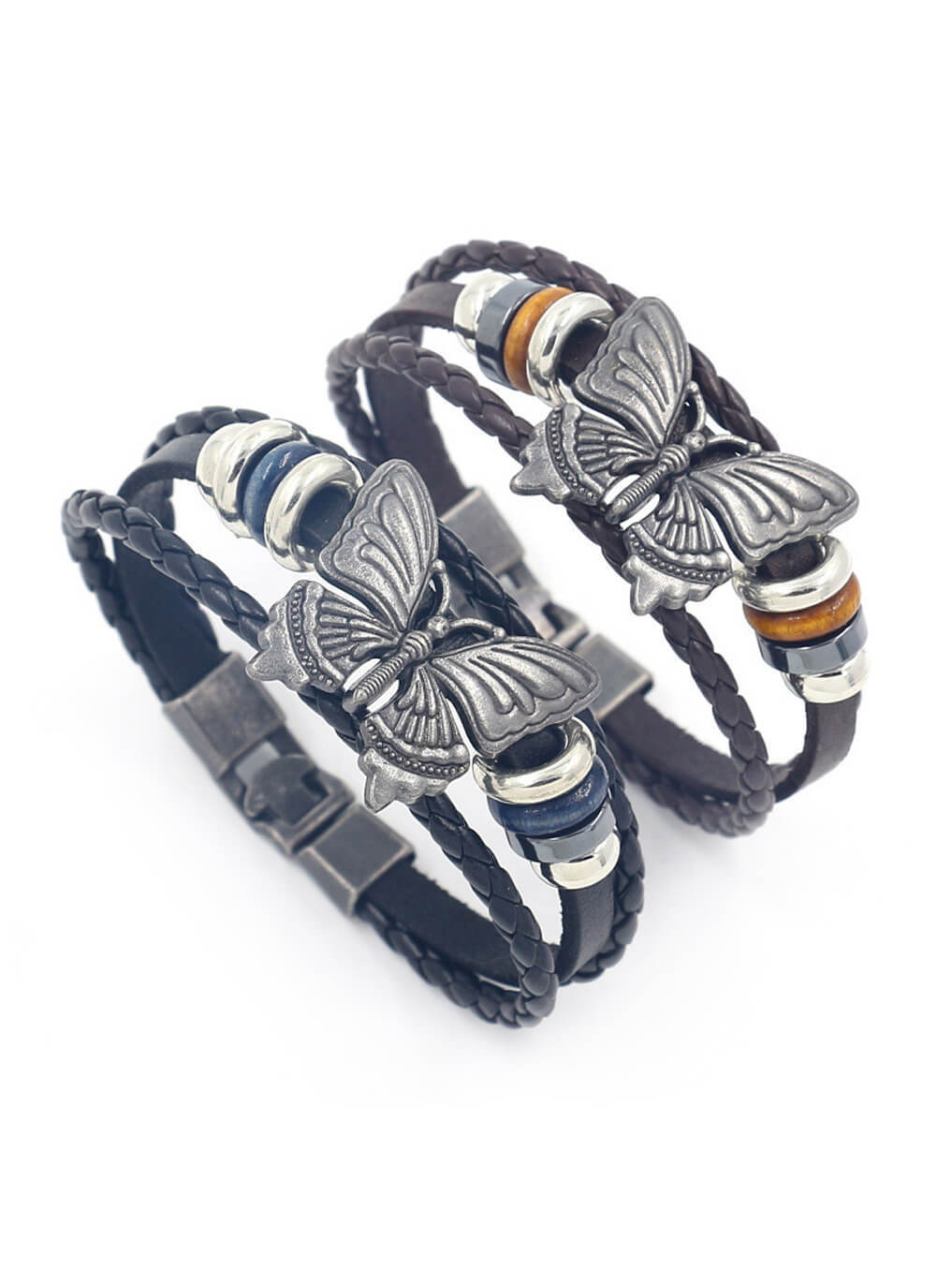Nail Leather Bracelet