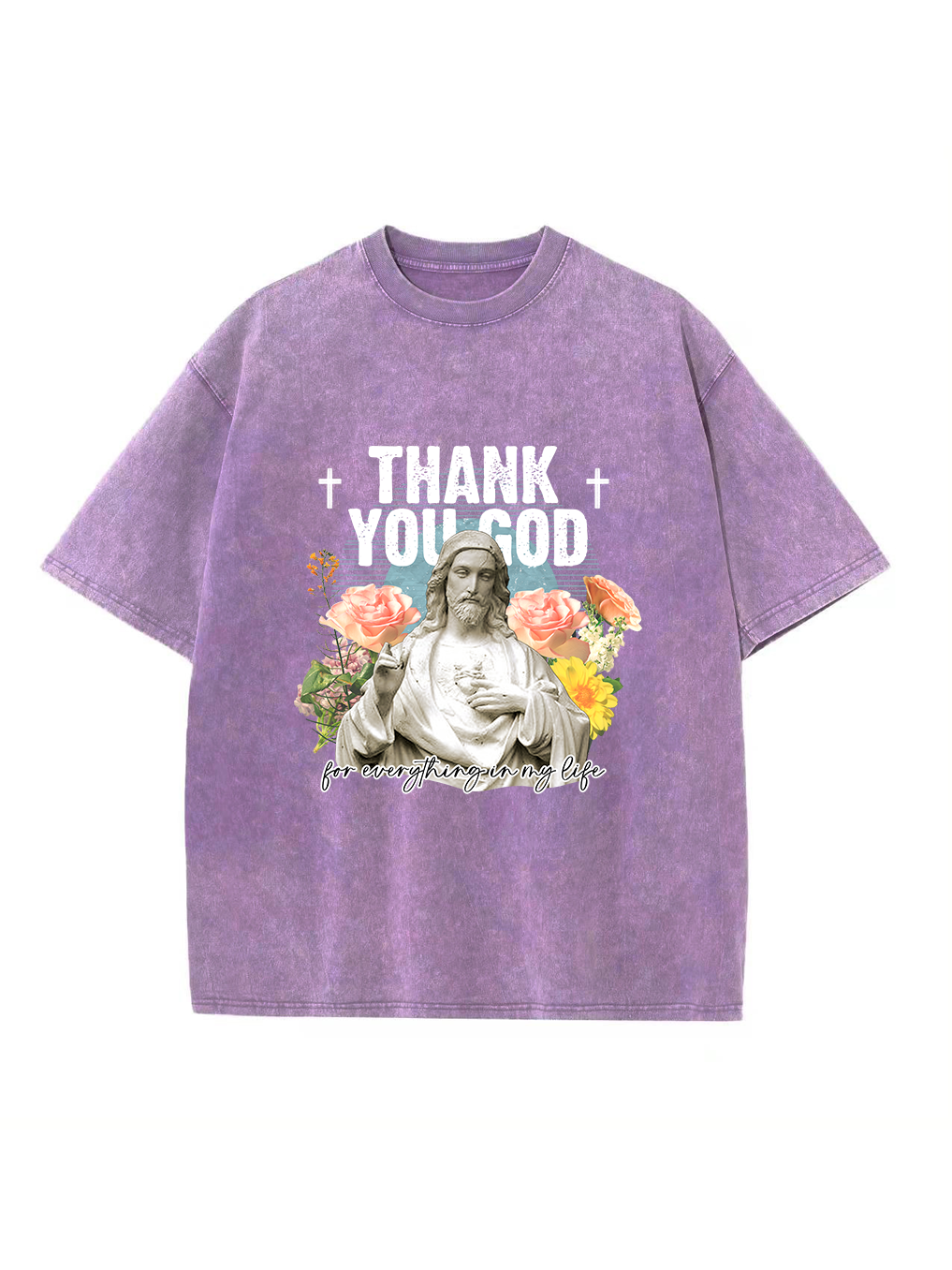 Thank You God Washed T-shirt