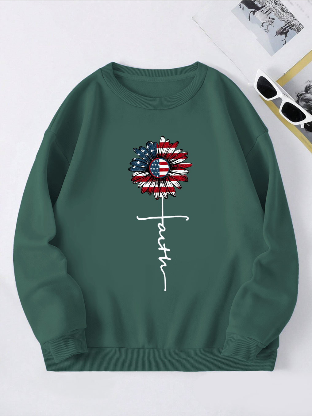 The Flower of Faith Blooms Sweatshirt
