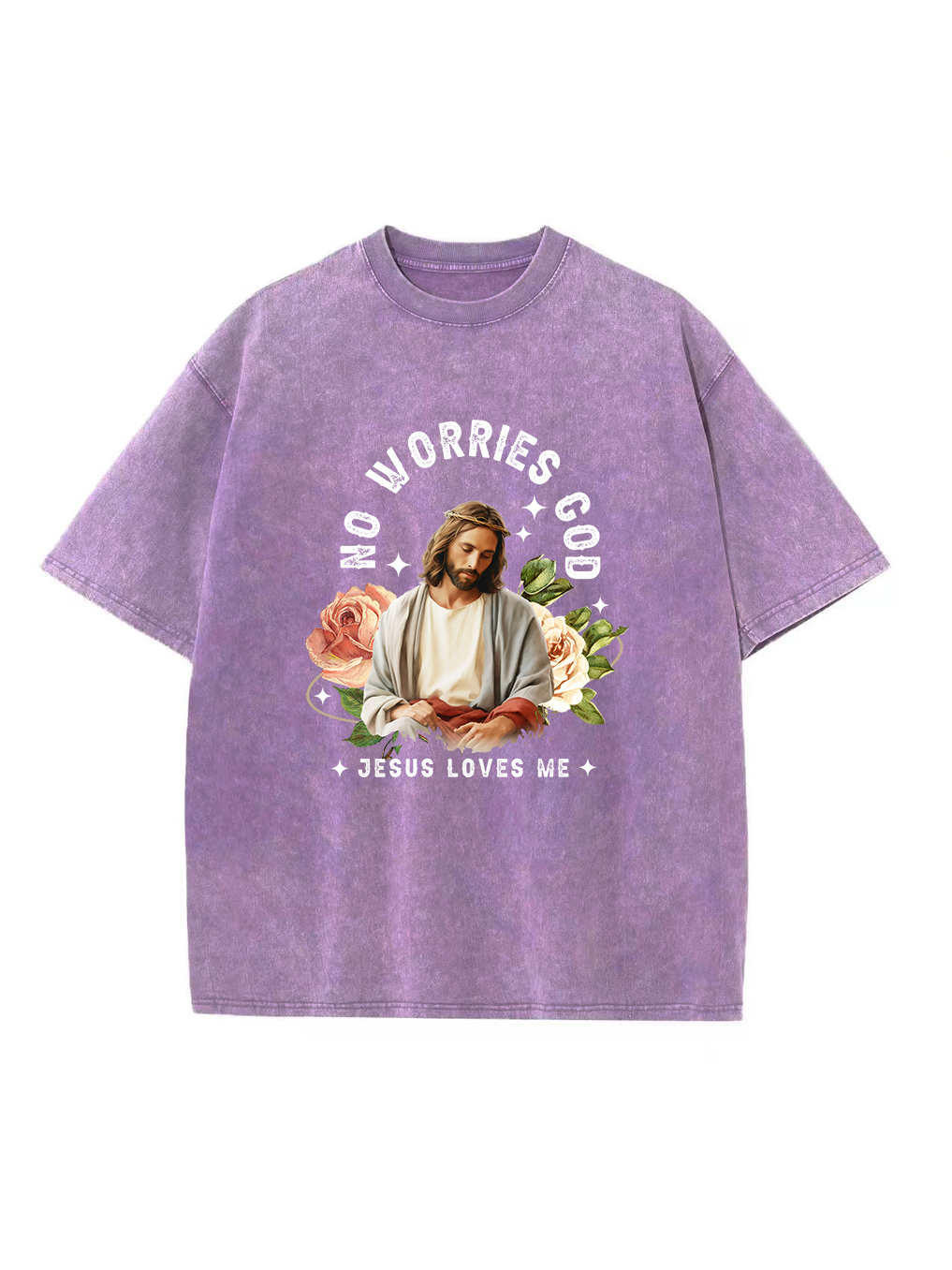 Jesus Loves Me Washed T-shirt