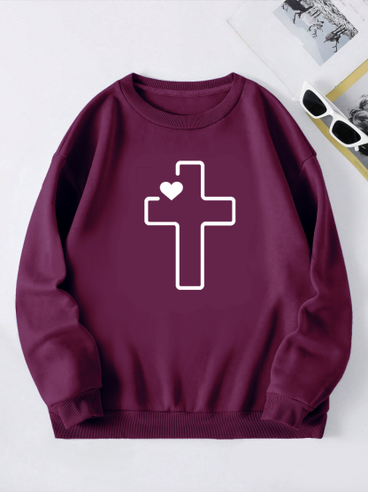 Love Cross Sweatshirt