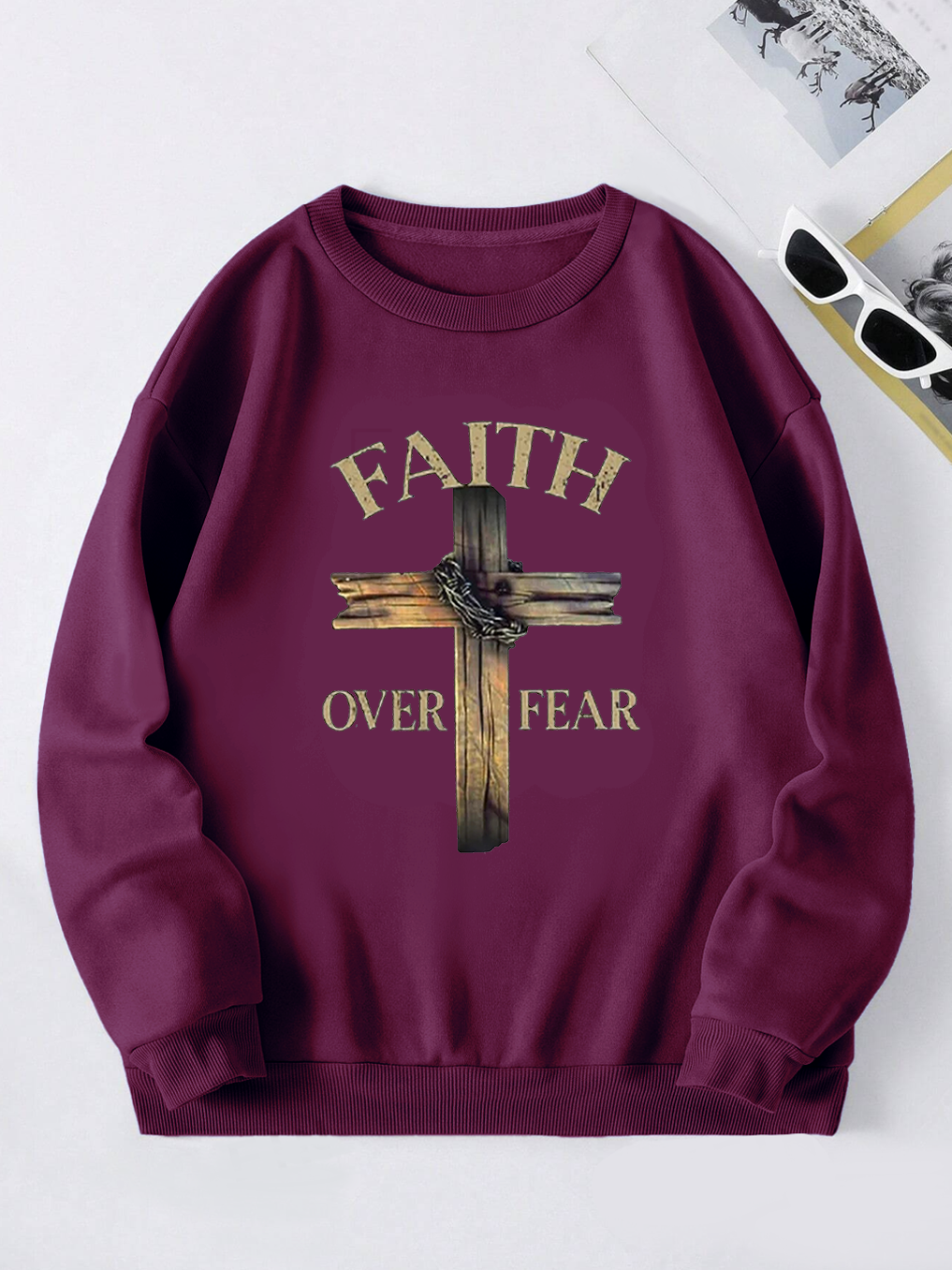[Copy][Copy][Copy]Faith Hope Love Sweatshirt