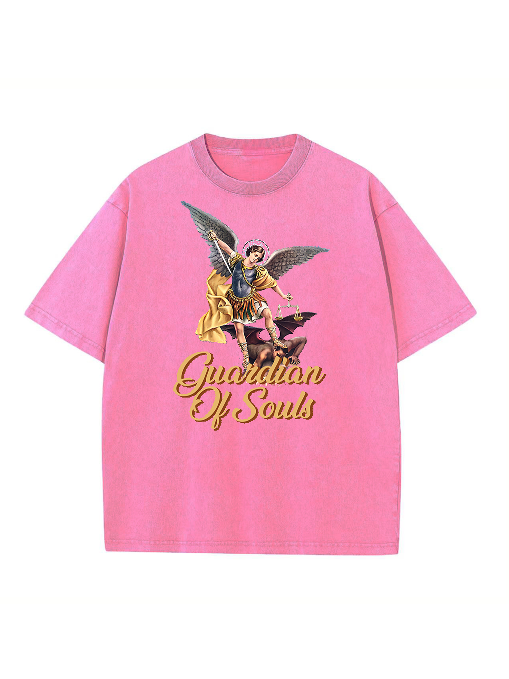 Guardian  Of Souls Washed T-shirt