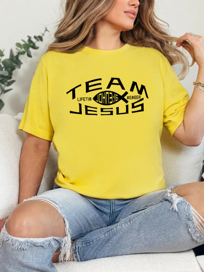 Team Jesus Lifetime Member JOHN 3:16 Women Tee