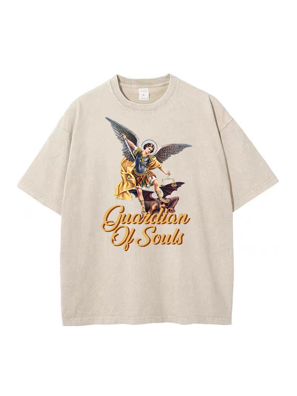 Guardian  Of Souls Washed T-shirt