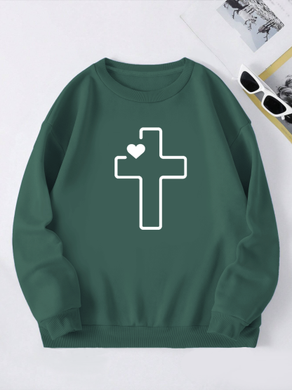 Love Cross Sweatshirt